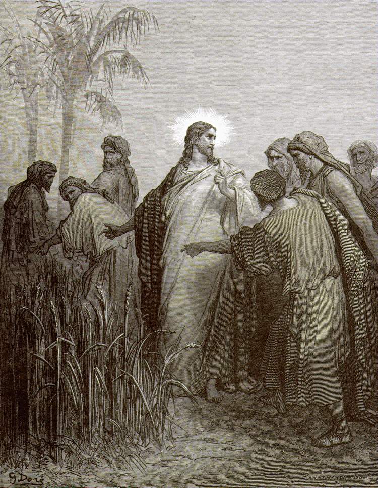Гюстав Доре. Иисус беседует с фарисеями.