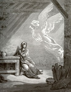 Архангел Гавриил благовествует Деве Марии