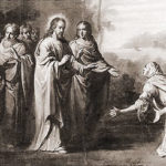 А.Стетч. Иисус и хананеянка. 1689-1696.