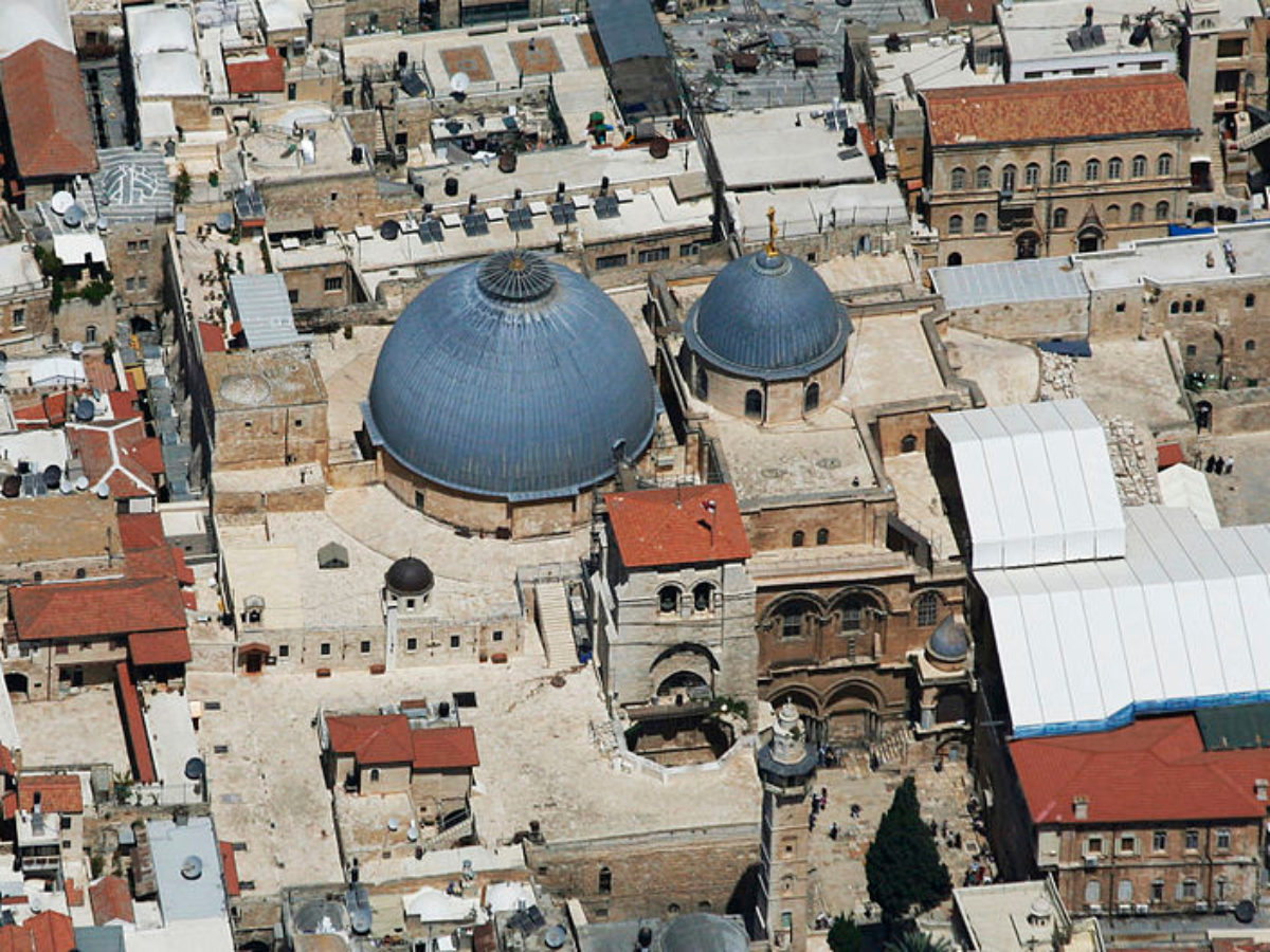 Иерусалим храм гроба Господня снаружи