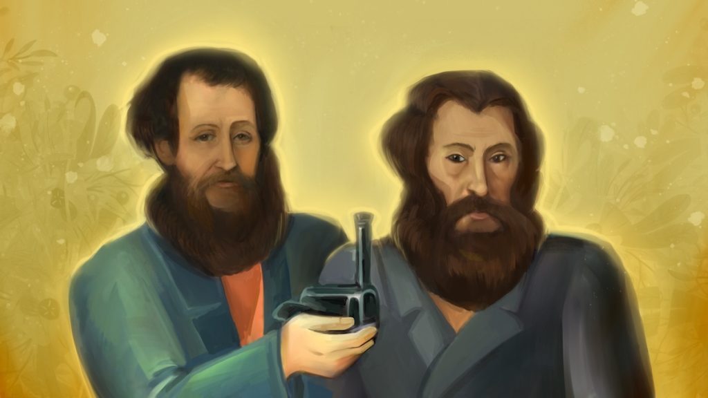 Портрет Ефима и Мирона Черепановых