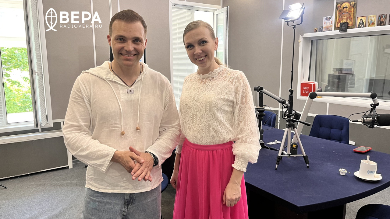 Алексей Свиридов, Светлана Феодулова в студии Радио ВЕРА