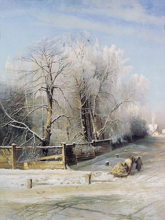 Картина «Зимний пейзаж. Москва» Алексей Саврасов