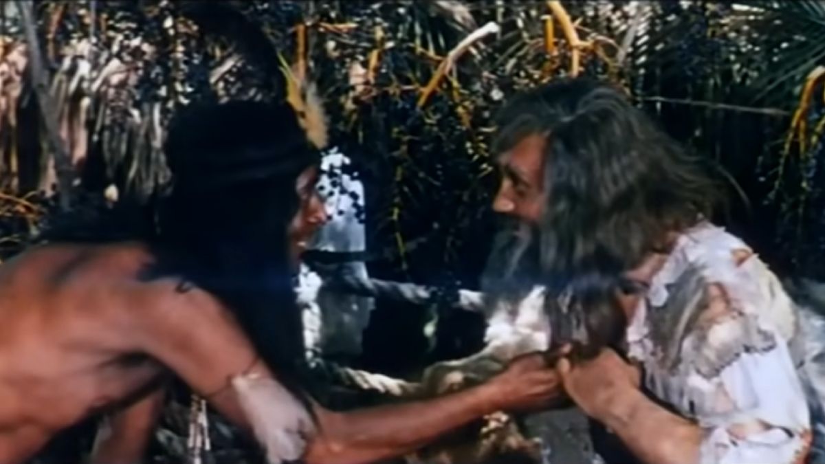 Кадр из фильма «Жизнь и удивительные приключения Робинзона Крузо»