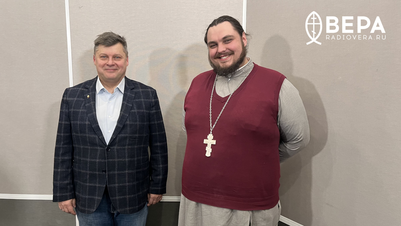 Священник Захарий Савельев, Андрей Лисицкий в студии Радио ВЕРА