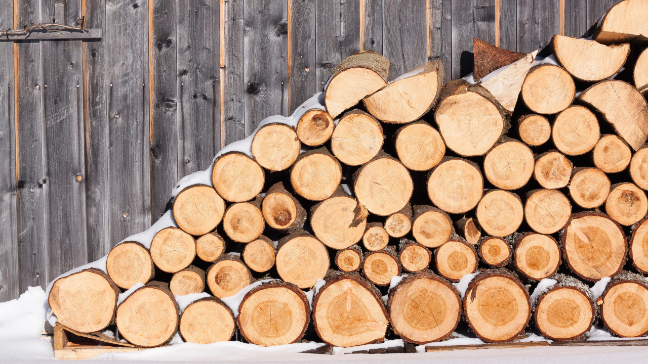 Поленница дров