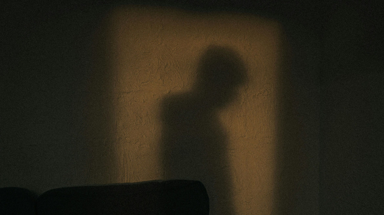 Человеческая тень на стене