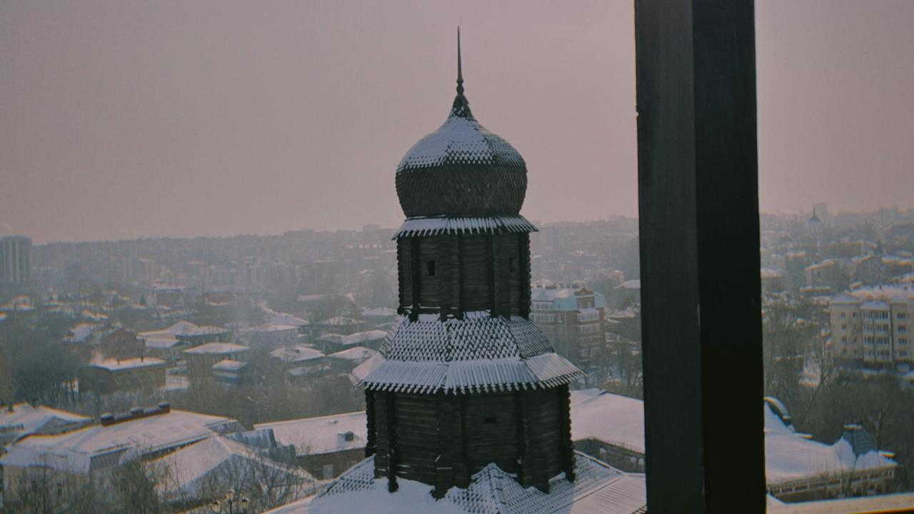 Вид на город с колокольни